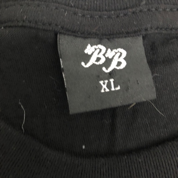 BB Men’s graphic Tee Black short sleeve size XL - Picture 3 of 5